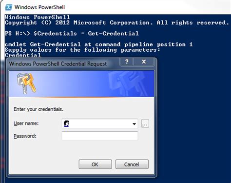 powershell smart card get credentials example|powershell get credential download.